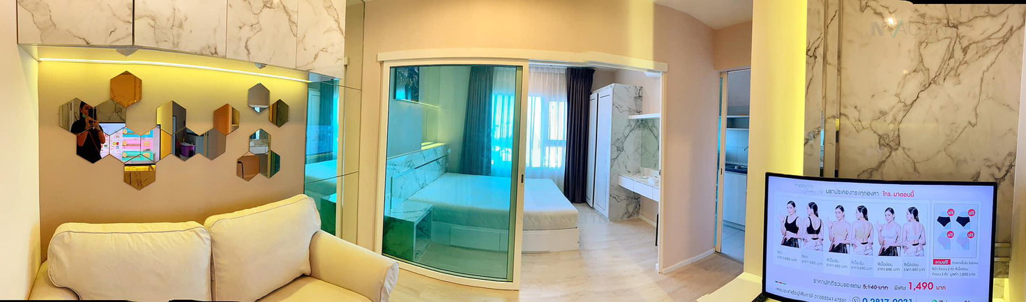 รูป 🎊 ให้เช่า ASPIRE SATHORN - THAPRA 1ห้องนอน ชั้น27 ใกล้ เดอะมอลล์ ท่าพระ - รูปที่ 5/8