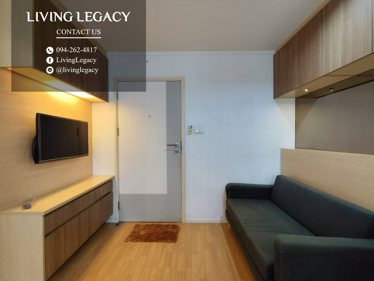 รูป เช่าด่วน คอนโด 1 นอน Lumpini Place Srinakarin - Huamark Station 26 ตร.ม. | ชั้น 5 | พร้อมอยู่ 11,000 บาท/เดือน - รูปที่ 5/16