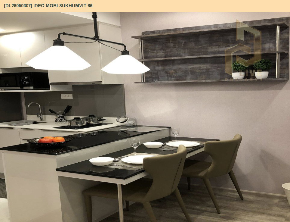 รูป DL26050307 ให้เช่าคอนโด ไอดีโอ โมบิ สุขุมวิท 66 (IDEO Mobi Sukhumvit 66) ใกล้ BTS อุดมสุข พร้อมเข้าอยู่ โทรด่วน 0614453194 LineID @162cjixi - รูปที่ 6/17