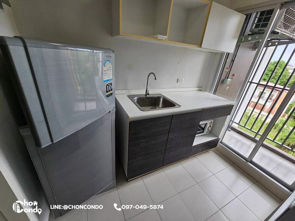 รูป DCondo ดีคอนโด ชั้น5 ตึกD  ----------ห้องว่าง 15 พ.ค. 2569-----------Tel 097-049-5874 (Line: @choncondo มี@ด้วย) - รูปที่ 7/12