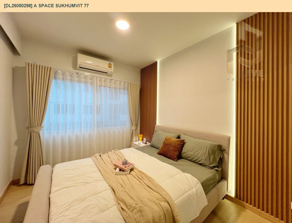 รูป DL26050298 ขายคอนโด เอ สเปซ สุขุมวิท 77 (A Space Sukhumvit 77) ใกล้ BTS อ่อนนุช พร้อมเข้าอยู่ โทรด่วน 0653619502 LineID @897iyzll - รูปที่ 6/15