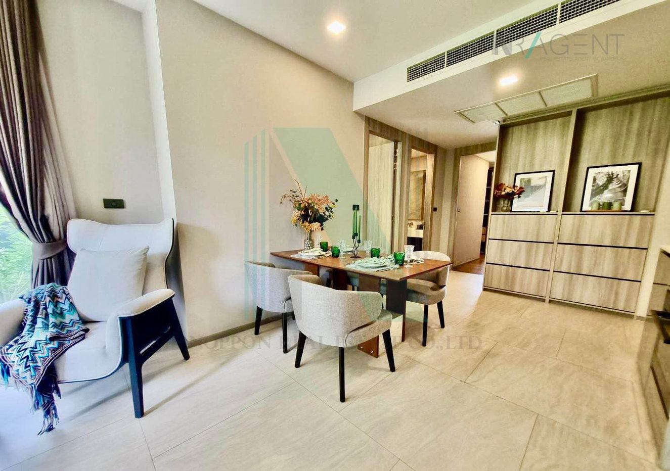 รูป 📌 ขายคอนโด ฟินน์ สุขุมวิท 31 อาคาร 1 ชั้น 3 2 ห้องนอน ขนาด 70 ตรม ใกล้ EmQuartier - รูปที่ 5/8