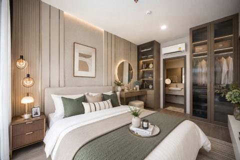 The Crown Residences 1 ห้องนอนราคาโครงการ ใกล้จุฬาฯ พร้อมเข้าอยู่ ติด MRT