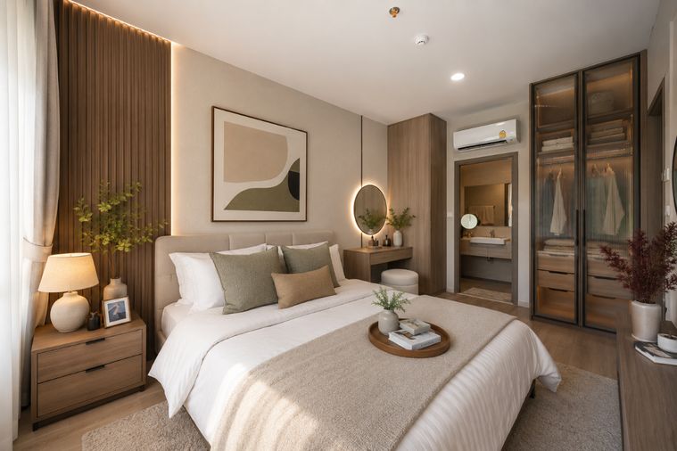  The Crown Residences  1 ห้องนอน 36 ตรม. ราคาโครงการ เดินทางสะดวกรถไฟฟ้าถึงจุฬาฯ