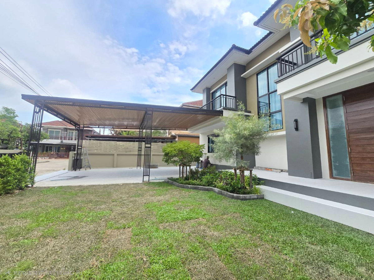 รูป บ้านหลังใหญ่มาก รีโนเวทใหม่ เนื้อที่กว้างมากๆ หมู่บ้าน ราชพฤกษ์ รามคำแหง-สุวินทวงศ์ ซอย5 ถนนสุวินทวงศ์ แขวงแสนแสบ เขตมีนบุรี ใกล้รถไฟฟ้า - รูปที่ 8/28