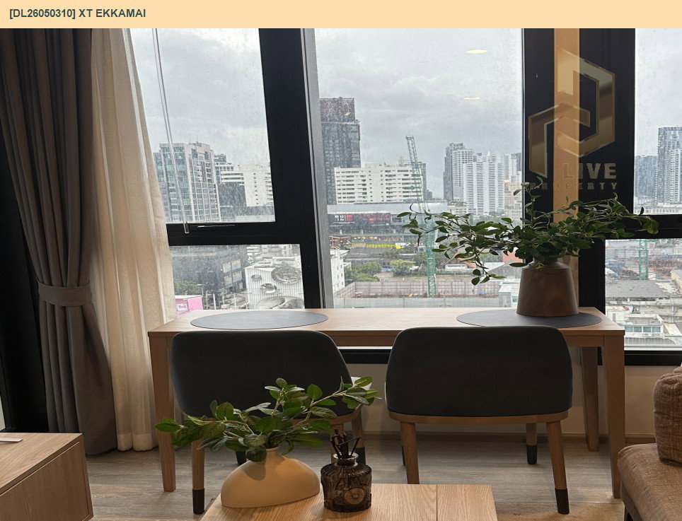รูป DL26050310 ให้เช่าคอนโด เอ็กซ์ที เอกมัย (XT EKKAMAI) ใกล้ BTS เอกมัย พร้อมเข้าอยู่ โทรด่วน 0800343450 LineID @655ebbvc - รูปที่ 4/7