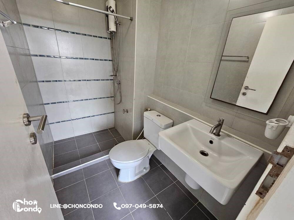 รูป DCondo ดีคอนโด ชั้น5 ตึกD  ----------ห้องว่าง 15 พ.ค. 2569-----------Tel 097-049-5874 (Line: @choncondo มี@ด้วย) - รูปที่ 8/12