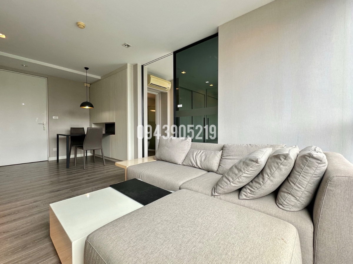 รูป The room sukhumvit 40 ☎️big 1 bed 43 sqm ‼️only 23000/month ‼️Negotiable 🔆✅corner room - รูปที่ 4/10
