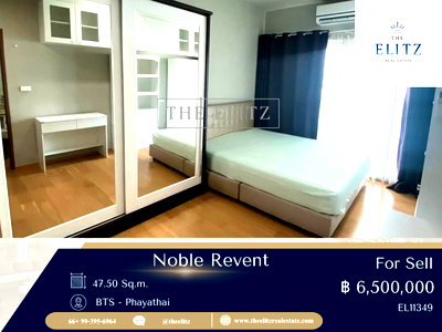 Condos for sale : !! Ready for sale!!  (Noble Revent), peace in the heart of Phayathai, close to BTS/Airport Rail Link, just one step away.