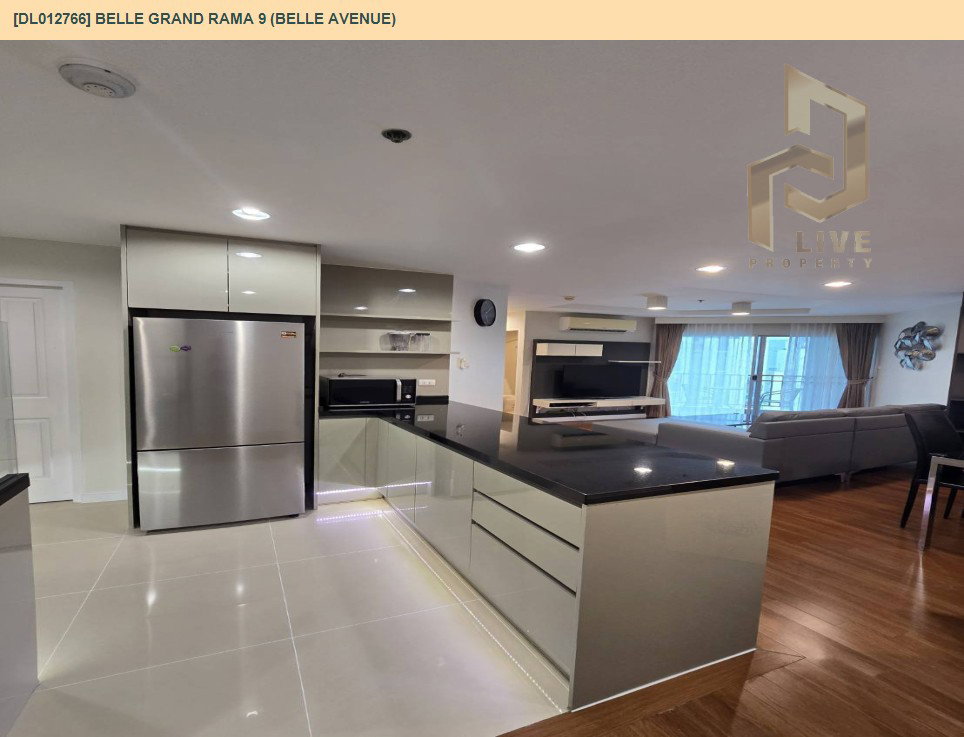 รูป DL012766 ให้เช่าคอนโด เบล แกรนด์ พระราม 9 (เบล อเวนิว) (Belle Grand Rama 9 (Belle Avenue)) ใกล้ MRT พระราม9 พร้อมเข้าอยู่ โทรด่วน 0638692663 LineID @655ebbvc - รูปที่ 5/19