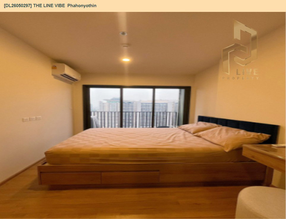 รูป DL26050297 ให้เช่าคอนโด เดอะ ไลน์ ไวบ์ พหลโยธิน (THE LINE VIBE  Phahonyothin) ใกล้ BTS ห้าแยกลาดพร้าว พร้อมเข้าอยู่ โทรด่วน 0653619502 LineID @897iyzll - รูปที่ 5/11