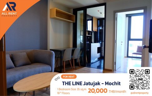 🔥 ปล่อยเช่า THE LINE Jatujak - Mochit 1 ห้องนอน 35 ตร.ม. ใกล้ BTS หมอชิต เชื่อมลาดพร้าว–พหล–อโศกสะดวกมาก เพียง 20K