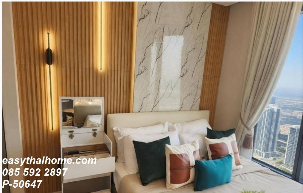 รูป P-50647 — ให้เช่า The Room Phayathai (27 ตร.ม.) 1 ห้องนอน ชั้น 35 วิวเมือง ราคา 25,000 บาท ใกล้ BTS พญาไท โทร 085-592-2897 Line: @easythaihome - รูปที่ 9/21