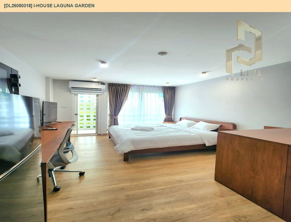 รูป DL26050318 ให้เช่าคอนโด ไอ-เฮาส์ ลากูน่า การ์เด้น (I-House Laguna Garden) ใกล้ MRT เพชรบุรี พร้อมเข้าอยู่ โทรด่วน 0614453194 LineID @162cjixi - รูปที่ 3/16