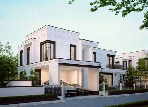 Luxury Modern Classic house for sale, elegant and contemporary, in French style.