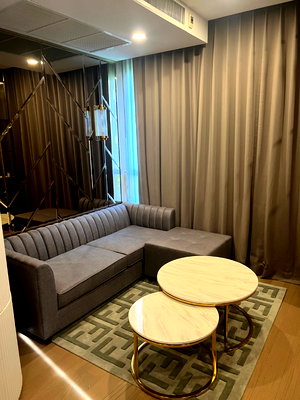 คอนโดให้เช่า : Ashton Chula 2beds1bath For Rent 55,000/month