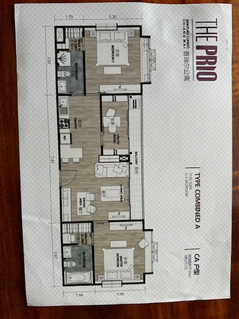 รูป ให้เช่า หรือ ขาย The Prio condominium in Chiang Mai - รูปที่ 11/11