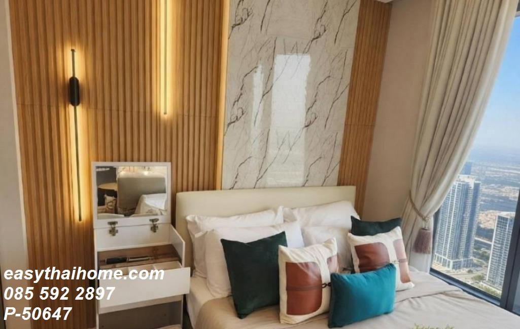 รูป P-50647 — ให้เช่า The Room Phayathai (27 ตร.ม.) 1 ห้องนอน ชั้น 35 วิวเมือง ราคา 25,000 บาท ใกล้ BTS พญาไท โทร 085-592-2897 Line: @easythaihome - รูปที่ 7/21