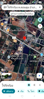 Land for sale Bang Len Nakhon Pathom : Land for sale Located on a road parallel to an irrigation canal, just 50 meters from a 4-lane highway. Close to a community.