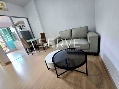 Condos for rent : 1 Bed Large Room City view Fully furnished Good Location Close to  MRT Phra Ram 9 @  Supalai Veranda Rama 9 