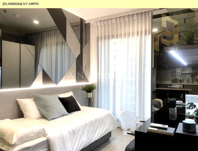 คอนโดให้เช่า : DL25080244 ให้เช่าคอนโด ไอวี่ แอมพิโอ (Ivy Ampio) ใกล้ MRT ศูนย์วัฒนธรรม พร้อมเข้าอยู่ โทรด่วน 0653619502 LineID @952jdxxk