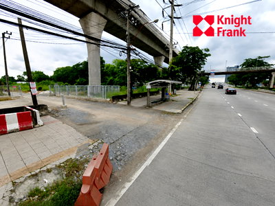 ที่ดิน ถนนร่มเกล้า : ขายที่ดินติดถนนรามคำแหง ใกล้ MRT สถานีร่มเกล้า