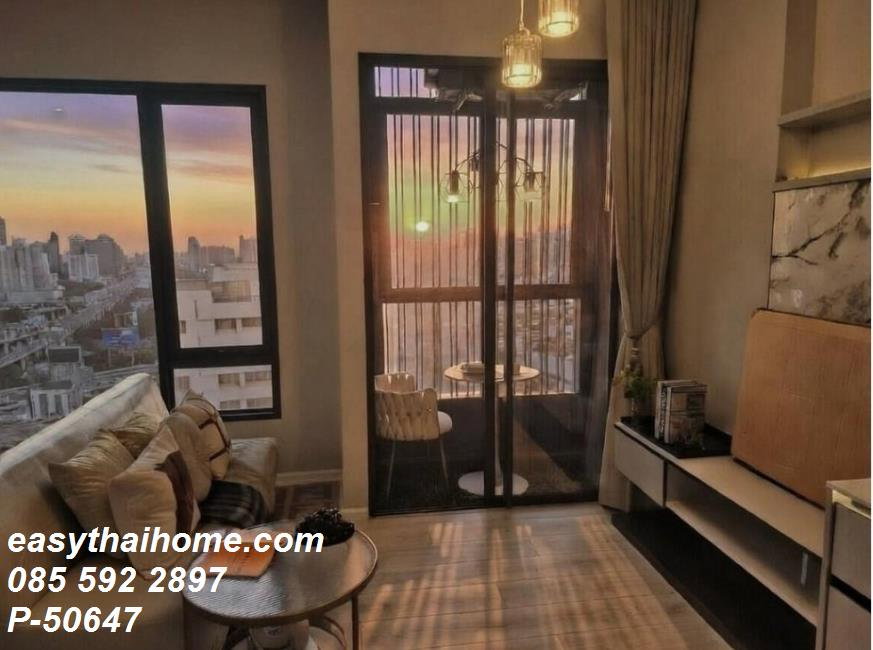 รูป P-50647 — ให้เช่า The Room Phayathai (27 ตร.ม.) 1 ห้องนอน ชั้น 35 วิวเมือง ราคา 25,000 บาท ใกล้ BTS พญาไท โทร 085-592-2897 Line: @easythaihome - รูปที่ 4/21