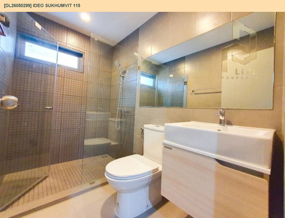 รูป DL26050299 ให้เช่าคอนโด ไอดีโอ สุขุมวิท 115 (IDEO Sukhumvit 115 ) ใกล้ BTS ปู่เจ้า พร้อมเข้าอยู่ โทรด่วน 0638692663 LineID @655ebbvc - รูปที่ 6/6