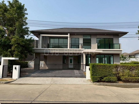 ขายบ้านเดี่ยว 2 ชั้น พร้อมสระว่ายน้ำ มบ.ณุศาศิริ ซิตี้ พระราม 2 ขนาด 154.4 ตรว 3นอน 5น้ำ น้าบ้านทิศใต้