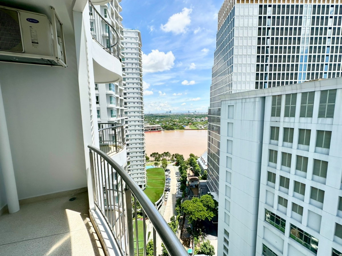 รูป คอนโด Supalai Riva Grand พระราม 3 ห้องใหญ่ วิวโค้งแม่น้ำเจ้าพระยา เหมือนอยู่รีสอร์ทกลางเมือง - รูปที่ 38/48