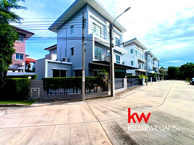 บ้านเดี่ยว กรุงเทพมหานคร : 🏡 [RARE ITEM] บ้านเดี่ยว 3 ชั้น หลังมุม หน้าสวน | คาซ่า พรีเมี่ยม พระราม 2 - ท่าข้าม