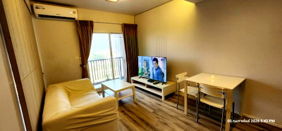 Condos for rent Big C Extra Chaeng Watthana : For Rent Condo DOUBLE LAKE CONDO Building 1, Floor 8,1 bed room, Room size 34 sqm