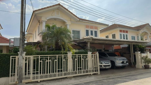 Urgent Sale! Passorn 14 Village 2-Storey Detached House | Soi Kantana, Bang Yai Land Area 51.2 sq.wah Usable Area 141 sq.m. 3 Bedrooms 2 Bathrooms
