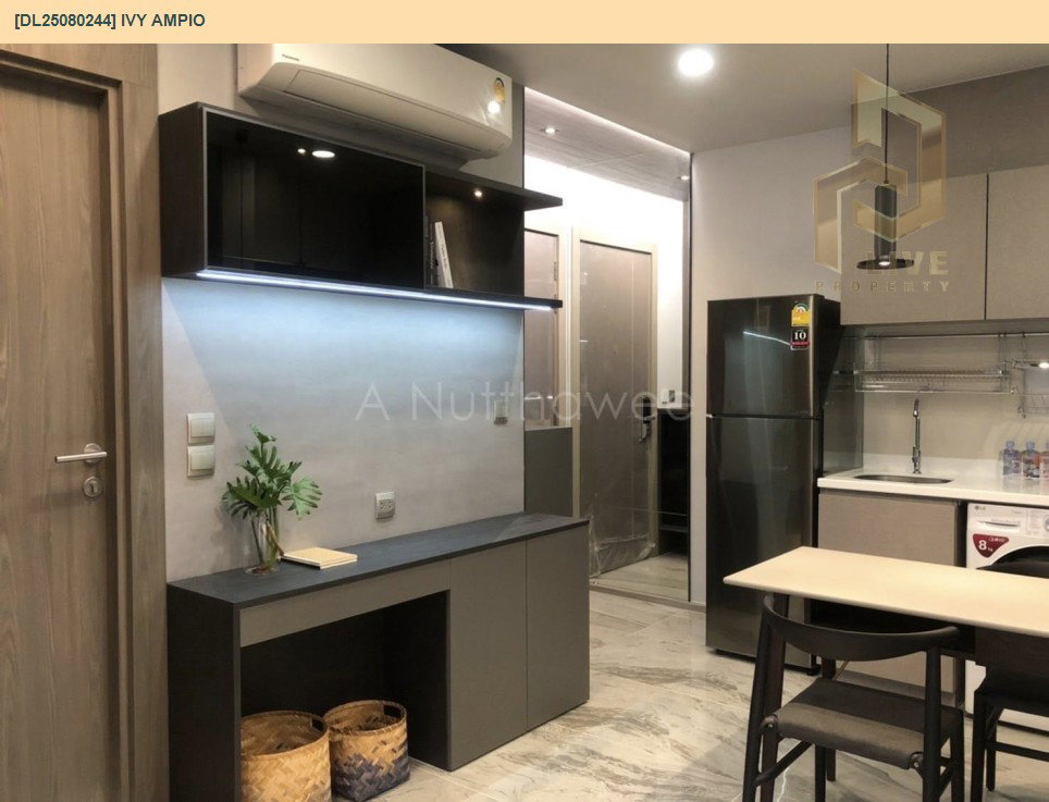 รูป DL25080244 ให้เช่าคอนโด ไอวี่ แอมพิโอ (Ivy Ampio) ใกล้ MRT ศูนย์วัฒนธรรม พร้อมเข้าอยู่ โทรด่วน 0800343450 LineID @655ebbvc - รูปที่ 17/19
