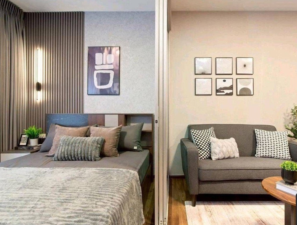 รูป ✅✅A space sukhumvit 77 ขนาด 29 ตร.ม.ตึก B ห้อง ✅✅✅ ใกล้ BTS อ่อนนุช ระเบียงหันเข้าสระ - รูปที่ 3/15