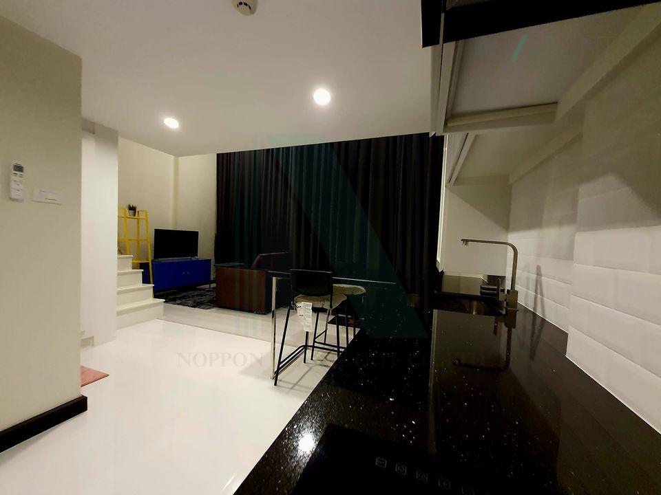 รูป ให้เช่าคอนโด เทมส์ เรสซิเดนส์ อาคาร 1 ชั้น 4 Duplex ขนาด 40.00 ตรม ใกล้ ตลาดมิ่ง แบริ่งซอย 3 - รูปที่ 4/8