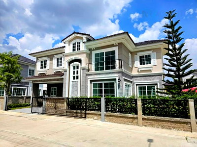 เช่าบ้านเดี่ยว วิทยาลัยพณิชยการบางนา : 📌 ให้เช่าบ้านเดี่ยว 2 ชั้น โกลเด้น นีโอ สุขุมวิท-ลาซาล 4 ห้องนอน 4 ห้องน้ำ