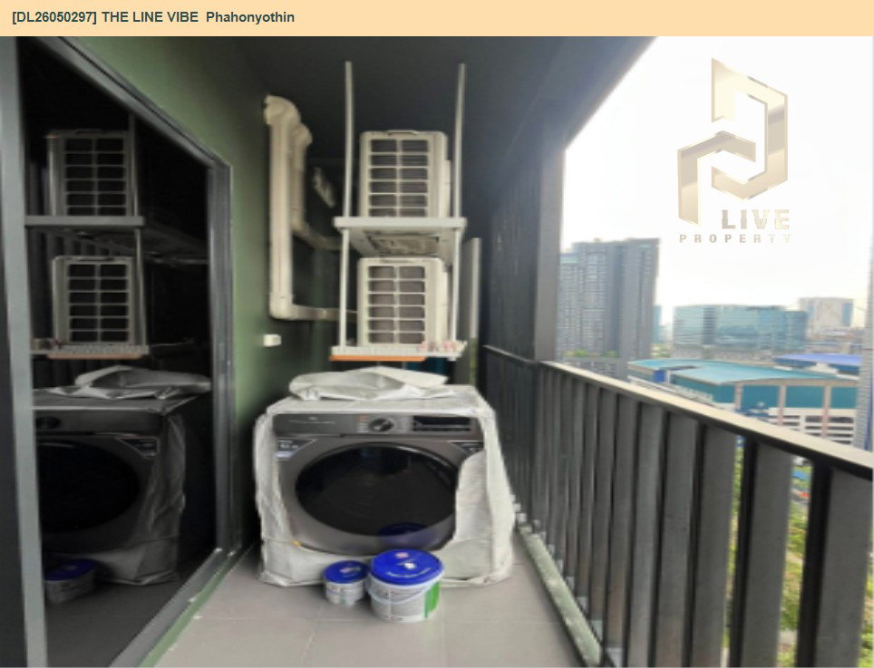 รูป DL26050297 ให้เช่าคอนโด เดอะ ไลน์ ไวบ์ พหลโยธิน (THE LINE VIBE  Phahonyothin) ใกล้ BTS ห้าแยกลาดพร้าว พร้อมเข้าอยู่ โทรด่วน 0653619502 LineID @897iyzll - รูปที่ 7/11