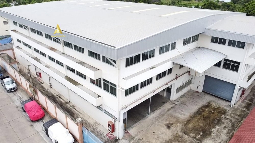 รูป ให้เช่าโรงงานพร้อมอาคาร 3 ชั้น ที่ดิน 560 ตรว. พื้นที่ใช้สอย 4,326 ตรม. พื้นที่สีม่วง สุขสวัสดิ์ พระประแดง - รูปที่ 1/11