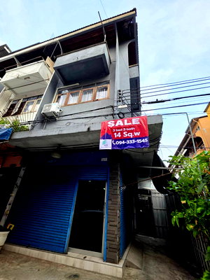 อาคารพาณิชย์ ถนนวิภาวดีรังสิต : ขายถูก! ตึกแถวตลาดห้วยขวาง3.5ชั้น หลังมุม ตรงข้ามห้วยขวางเทอร์เรซ ใกล้Mrtุ600เมตร ขนาด14ตร.ว.