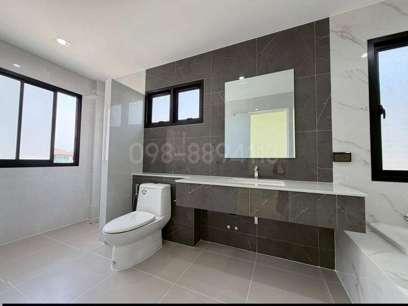 รูป ขายบ้านเดี่ยว 2 ชั้น พร้อมสระว่ายน้ำ มบ.ณุศาศิริ ซิตี้ พระราม 2 ขนาด 154.4 ตรว 3นอน 5น้ำ น้าบ้านทิศใต้ - รูปที่ 7/8