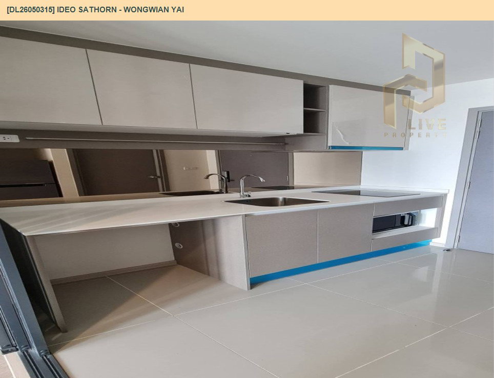รูป DL26050315 ให้เช่าคอนโด ไอดีโอ สาทร - วงเวียนใหญ่ (IDEO Sathorn - Wongwian Yai) ใกล้ BTS วงเวียนใหญ่ พร้อมเข้าอยู่ โทรด่วน 0638692663 LineID @655ebbvc - รูปที่ 4/9