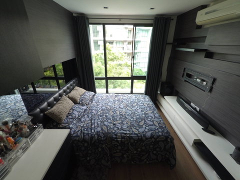ให้เช่า I condo udomsuk 58 แบบ  2 ห้องนอน 2 ห้องน้ำ พิเศษ ห้องมุม วิวสระ สวน
