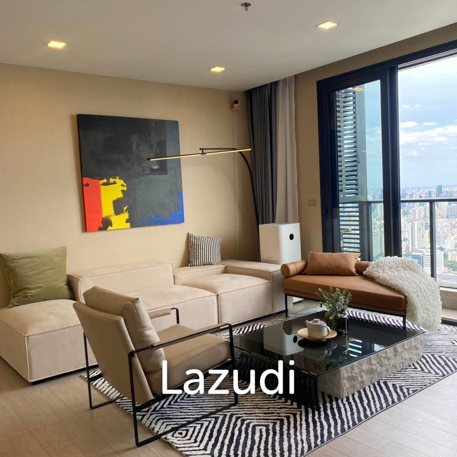 รูป 108 sqm high-floor 3-bedroom condo at One 9 Five Asoke Rama 9 Huai Khwang - รูปที่ 3/21