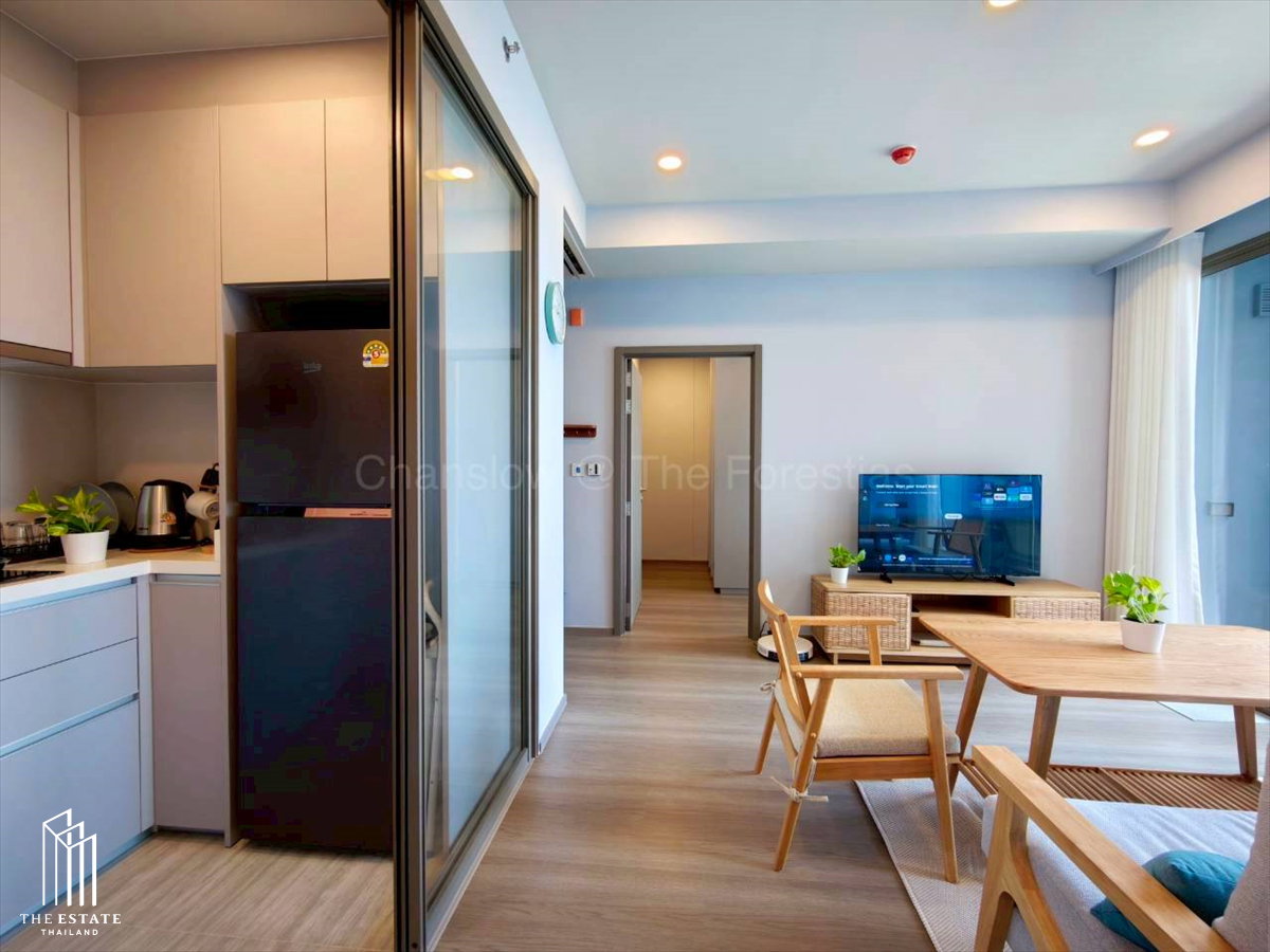 รูป For rent Whizdom The Forestias (Destinia) สัมผัสความผ่อนคลายกับห้อง 2 นอน  ฟังก์ชันครัวปิดและดีไซน์ Minimal Cozy โทนอบอุ่น  - รูปที่ 5/18