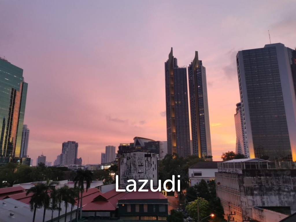 รูป 77 sqm modern condo on 6th floor at The Room Charoenkrung 30 Bang Rak Bangkok - รูปที่ 4/4