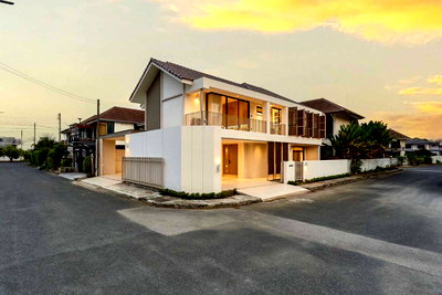บ้านเดี่ยว เทศบาลตำบลดอนแก้ว : บ้าน Contemporary Modern แต่งครบ ใกล้โรงเรียนนานาชาติ หางดง เชียงใหม่ ราคาไม่ถึง 8 ล้าน (EN below)