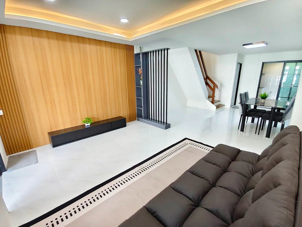 รูป บ้านสวย หลังริม   หมู่บ้าน ระเบียงทอง 3  ถนนเทพรักษ์  สายไหม  ใกล้ บิ๊กซี สะพานใหม่ - รูปที่ 7/25