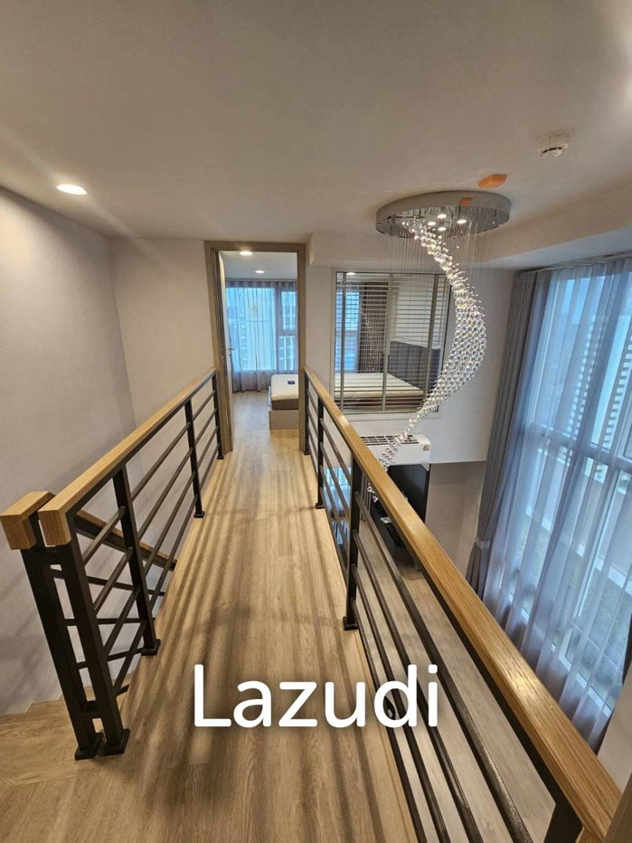 รูป 59 sqm loft-style 2 bedroom condo on 23rd floor Culture Chula Si Phraya Bangkok - รูปที่ 5/17