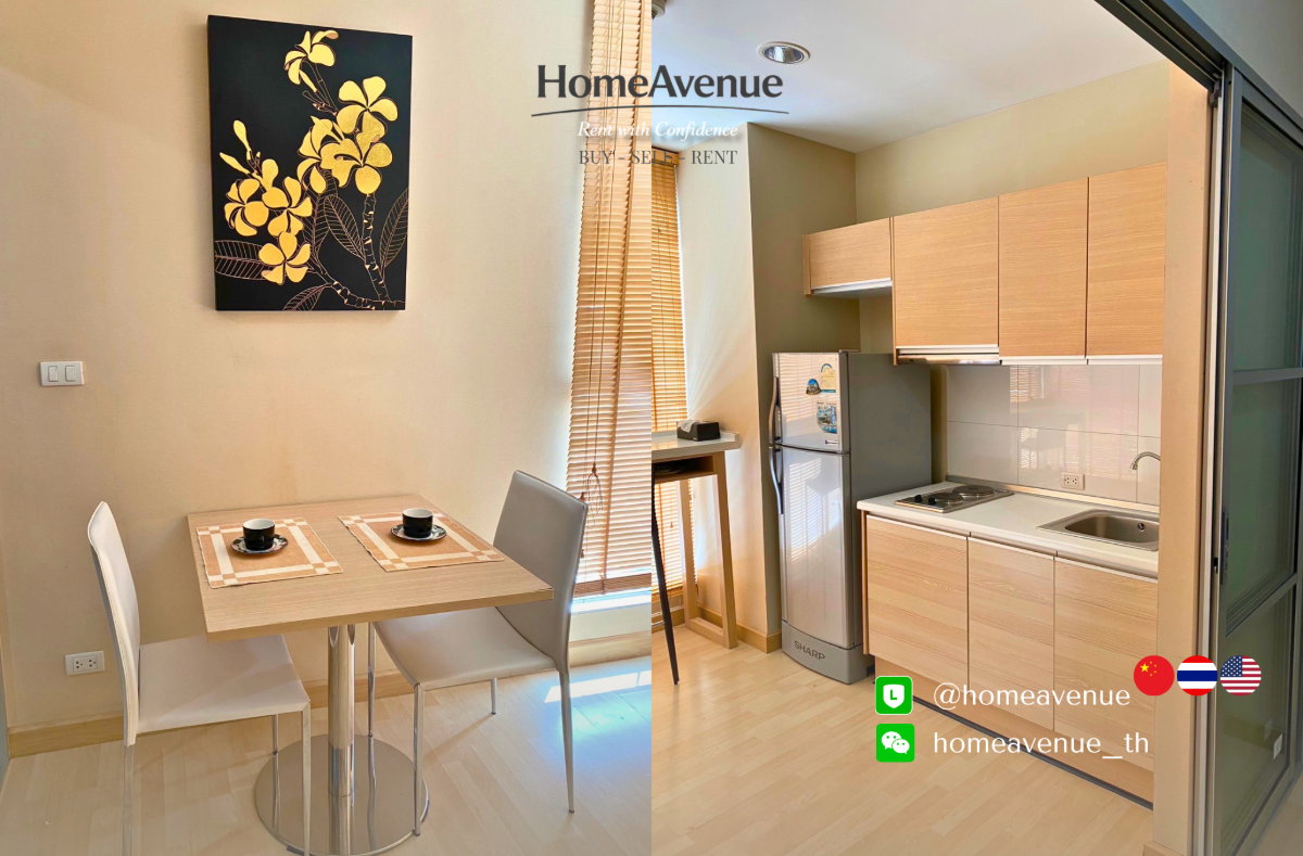 รูป ✨ 1Bed 🚇 ใกล้MRT รัชดาภิเษก💥📲 Line: @homeavenue ⭐HA-3283 - รูปที่ 3/7